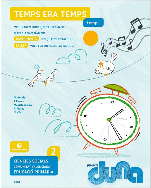 Ciències socials 2. Quadern 4 - Projecte Duna - Temps - Comunitat Valenciana  (Tapa blanda) 1