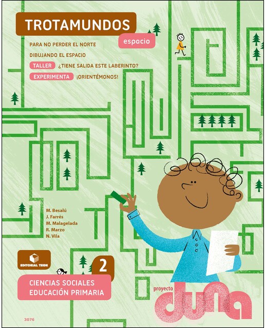 Portada de Ciencias sociales 2. Cuaderno 3 - Proyecto Duna - Trotamundos - 9788430730766