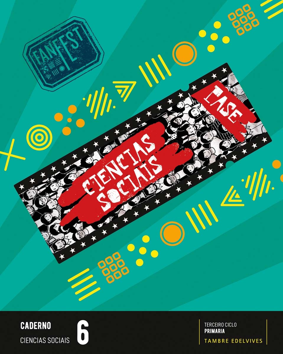 Portada de Proxecto: FanFest. Ciencias Sociais 6 - Caderno.