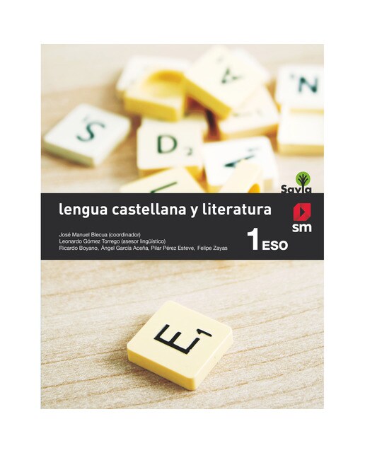 Portada de Lengua castellana y literatura. 1 ESO. Savia (Tapa blanda).