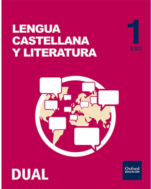 Portada de Inicia Lengua Castellana y Literatura 1.º ESO. Libro del alumno. Volumen Anual.