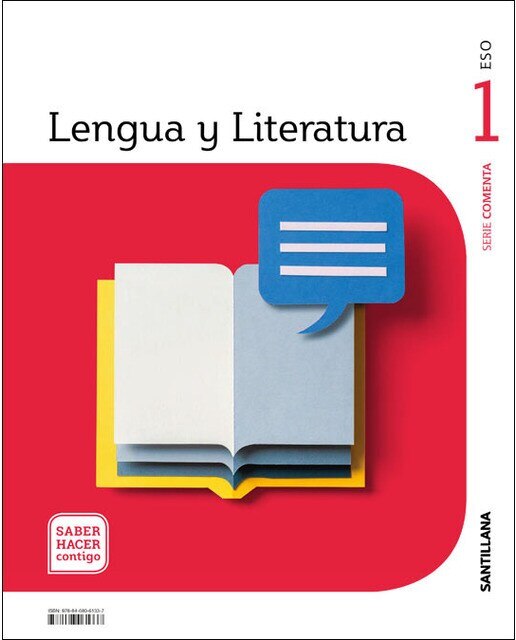 Portada de Lengua y literatura serie comenta 1 eso saber hacer contigo (Tapa blanda).