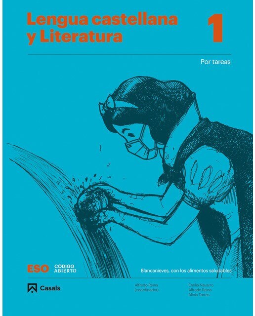 Portada de Lengua castellana y Literatura 1 ESO 2020. Por tareas (Tapa blanda).