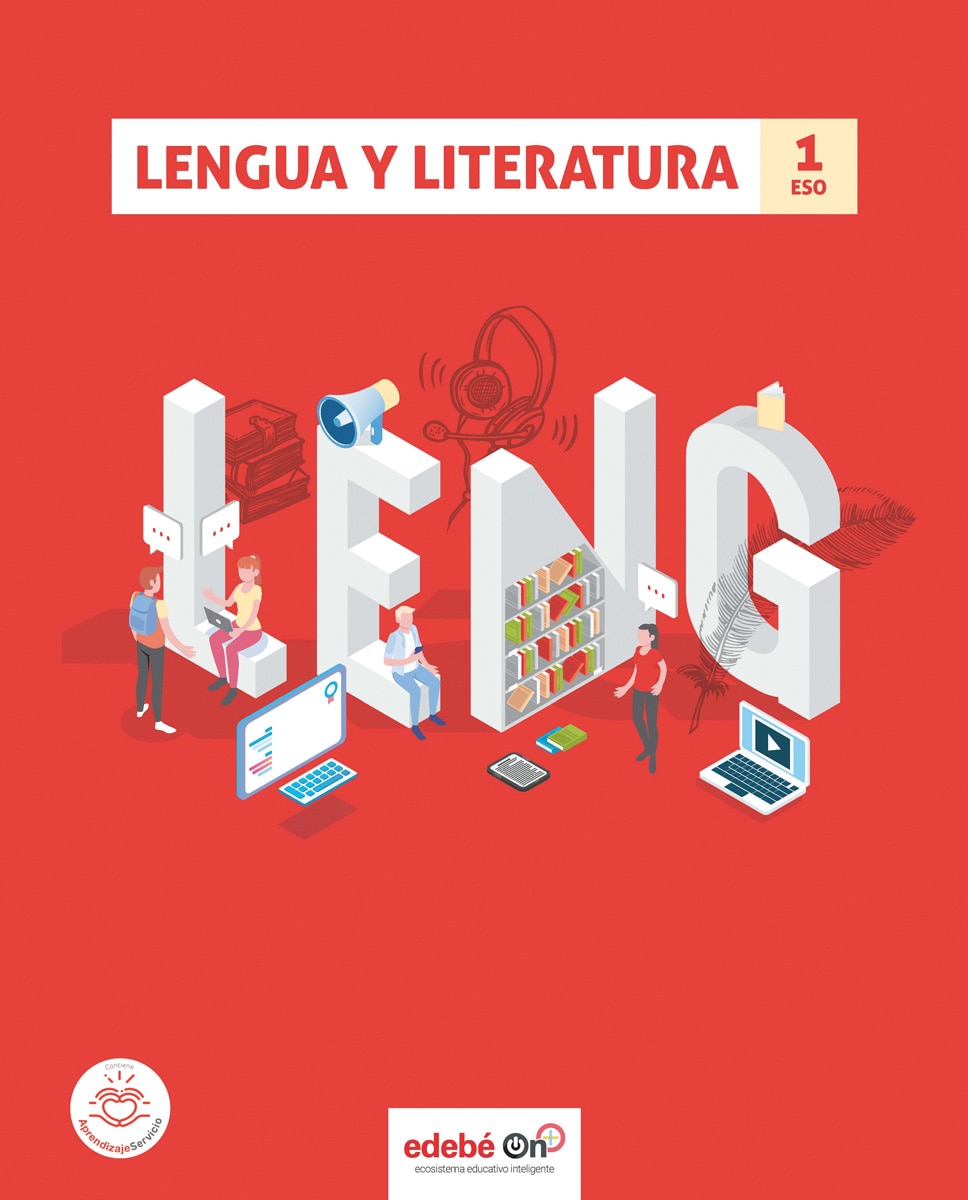 Portada de LENGUA Y LITERATURA 1 (Tapa blanda).
