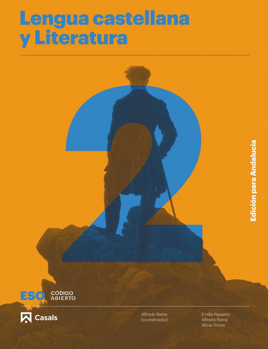 Portada de Lengua castellana y Literatura A 2 ESO. Edición para Andalucía (Tapa blanda).