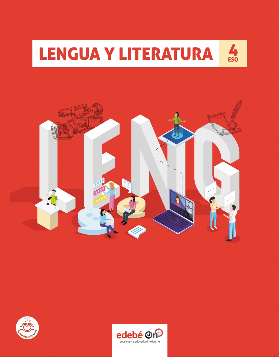 Portada de LENGUA Y LITERATURA 4.