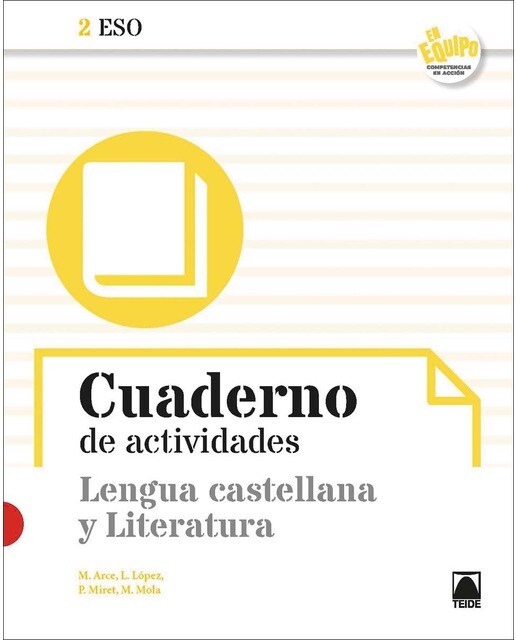 Cuaderno de actividades. Lengua castellana y Literatura 2 ESO- En Equipo  (Tapa blanda) 1
