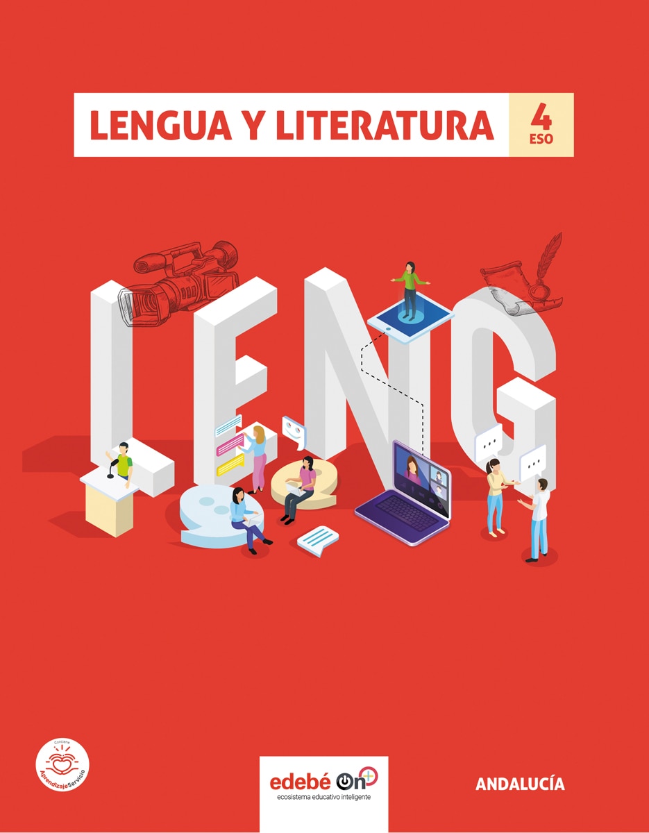 Portada de LENGUA Y LITERATURA 4.
