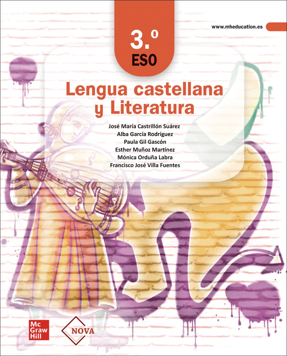 Portada de Lengua castellana y Literatura 3.º ESO. NOVA