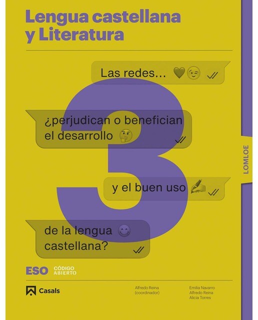 Imagen 0 de Lengua castellana y Literatura 3 ESO LOMLOE  (Tapa blanda)