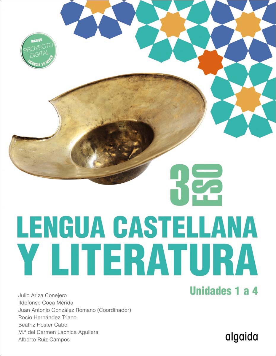 Portada de Lengua Castellana y Literatura 3º ESO.