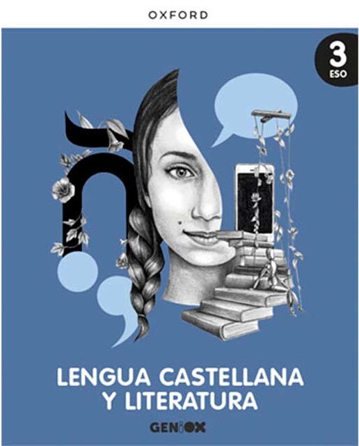 Portada de Lengua Castellana y Literatura 3º ESO. Libro del estudiante PACK. GENiOX (Canarias).