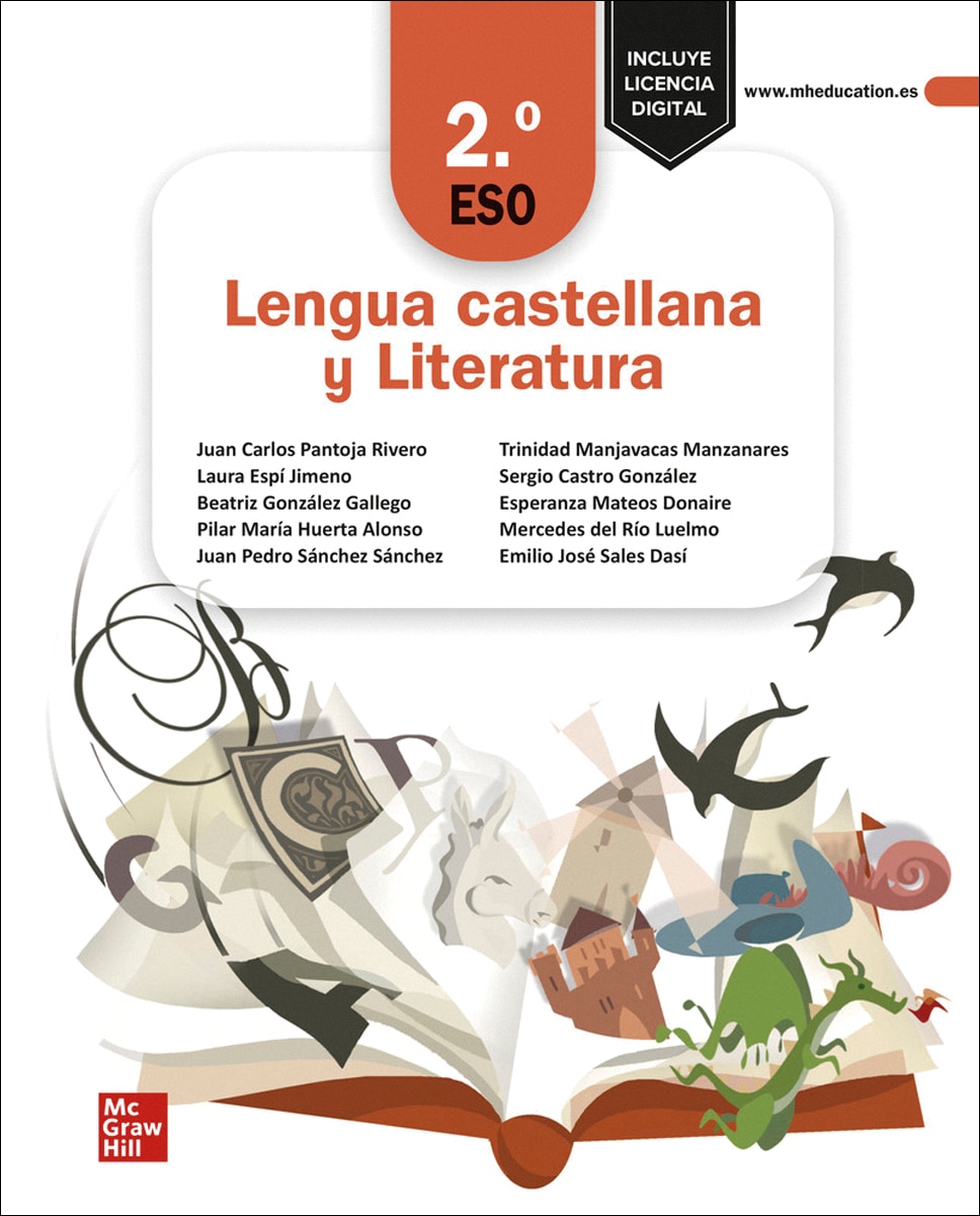 Portada de Lengua castellana y Literatura 2.º ESO