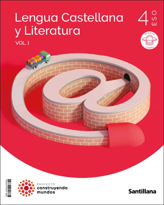 Portada de 4ESO LENGUA Y LITERATURA MOCHILA LIGERA SANTILLANA (Tapa blanda).