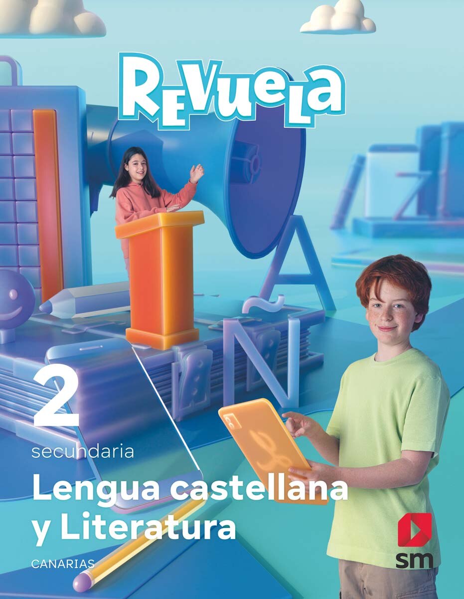 Lengua Castellana y Literatura . 2 Secundaria. Revuela. Canarias (Tapa blanda) 1
