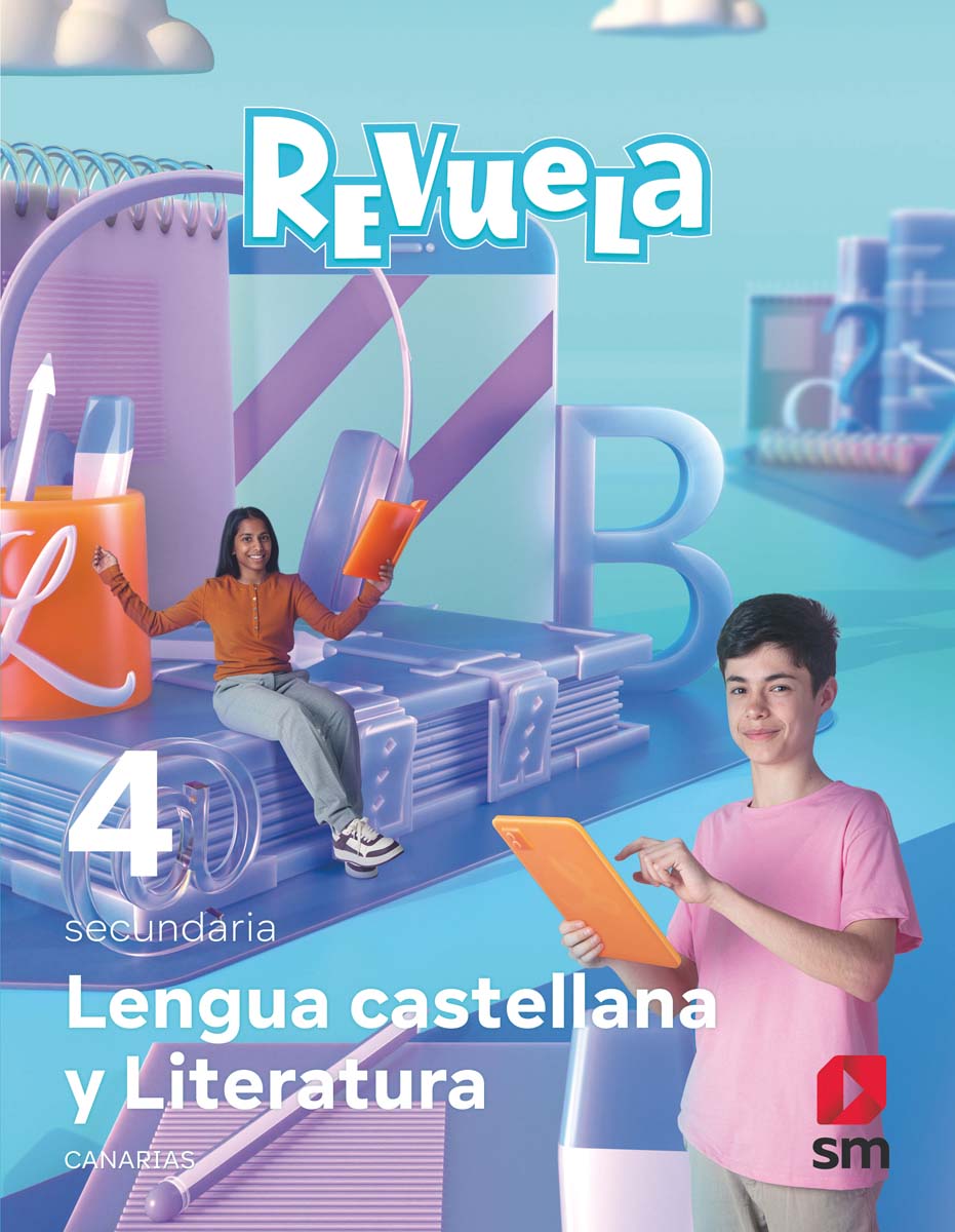 Lengua Castellana y Literatura . 4 Secundaria. Revuela. Canarias (Tapa blanda) 1