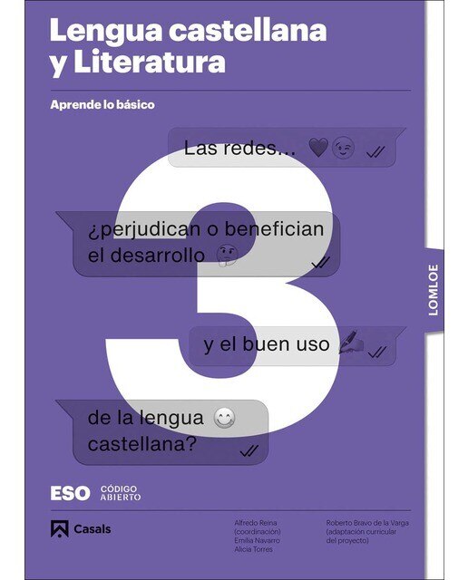 Aprende lo básico. Lengua castellana y Literatura 3 ESO. LOMLOE 1