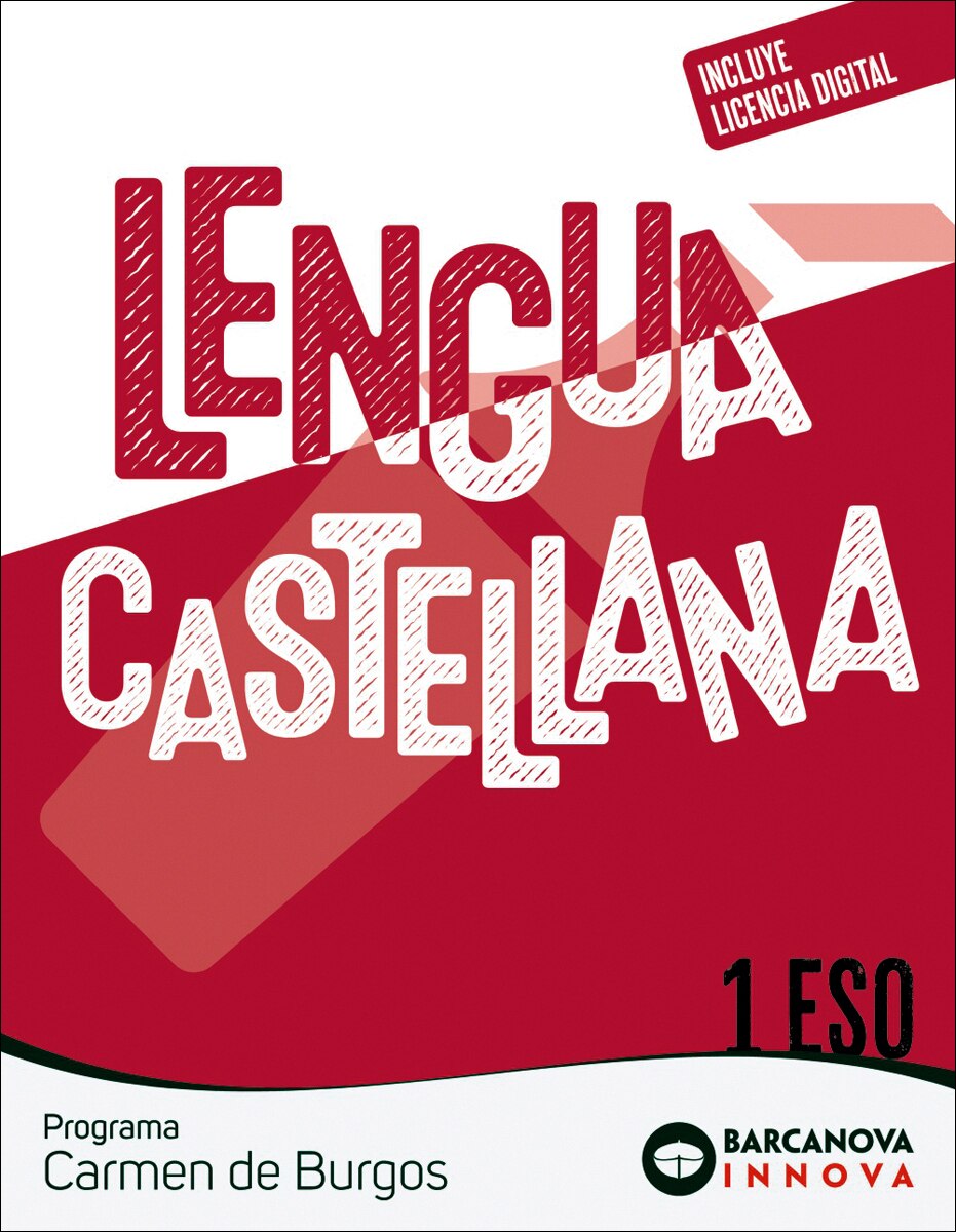 Imagen 0 de CARMEN DE BURGOS 1 ESO. LENGUA CASTELLAN (Tapa blanda)