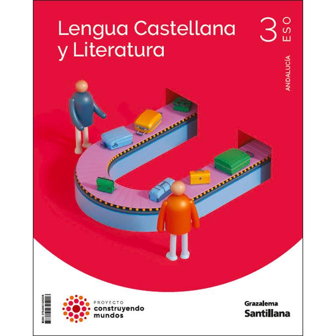 Portada de LENGUA Y LITERATURA 3ESO COSTRUYENDO MUNDOS (Tapa blanda).