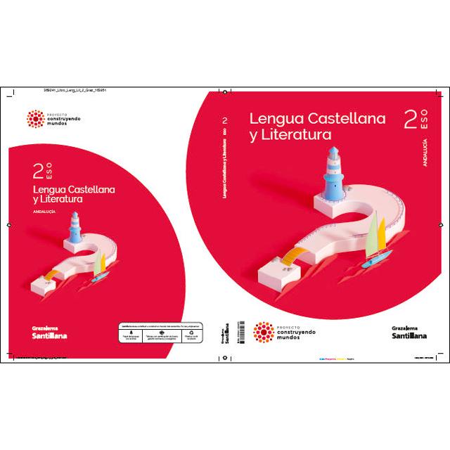 LENGUA Y LITERATURA CONSTRUYENDO MUNDOS 2 ESO GRAZALEMA (Tapa blanda) 1