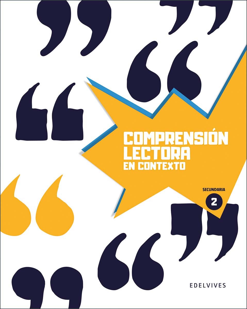 Portada de Comprensión lectora en contexto 2 - Secundaria (Tapa blanda).