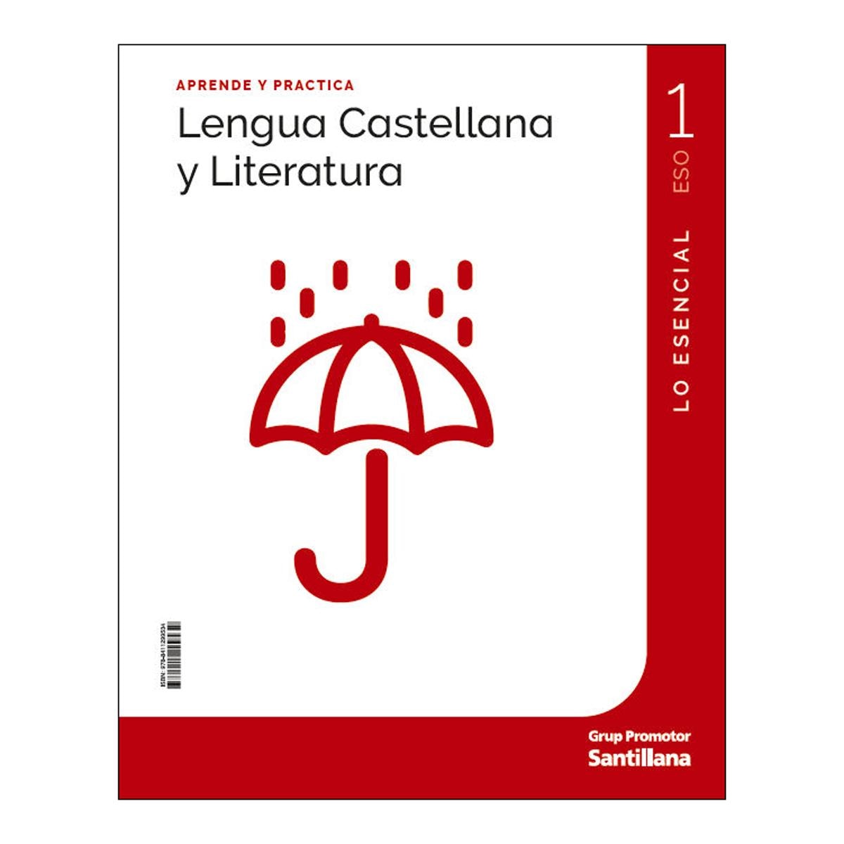 Portada de Cuaderno Lengua castellana 1 ESO Construyendo mundos Grup Promotor.