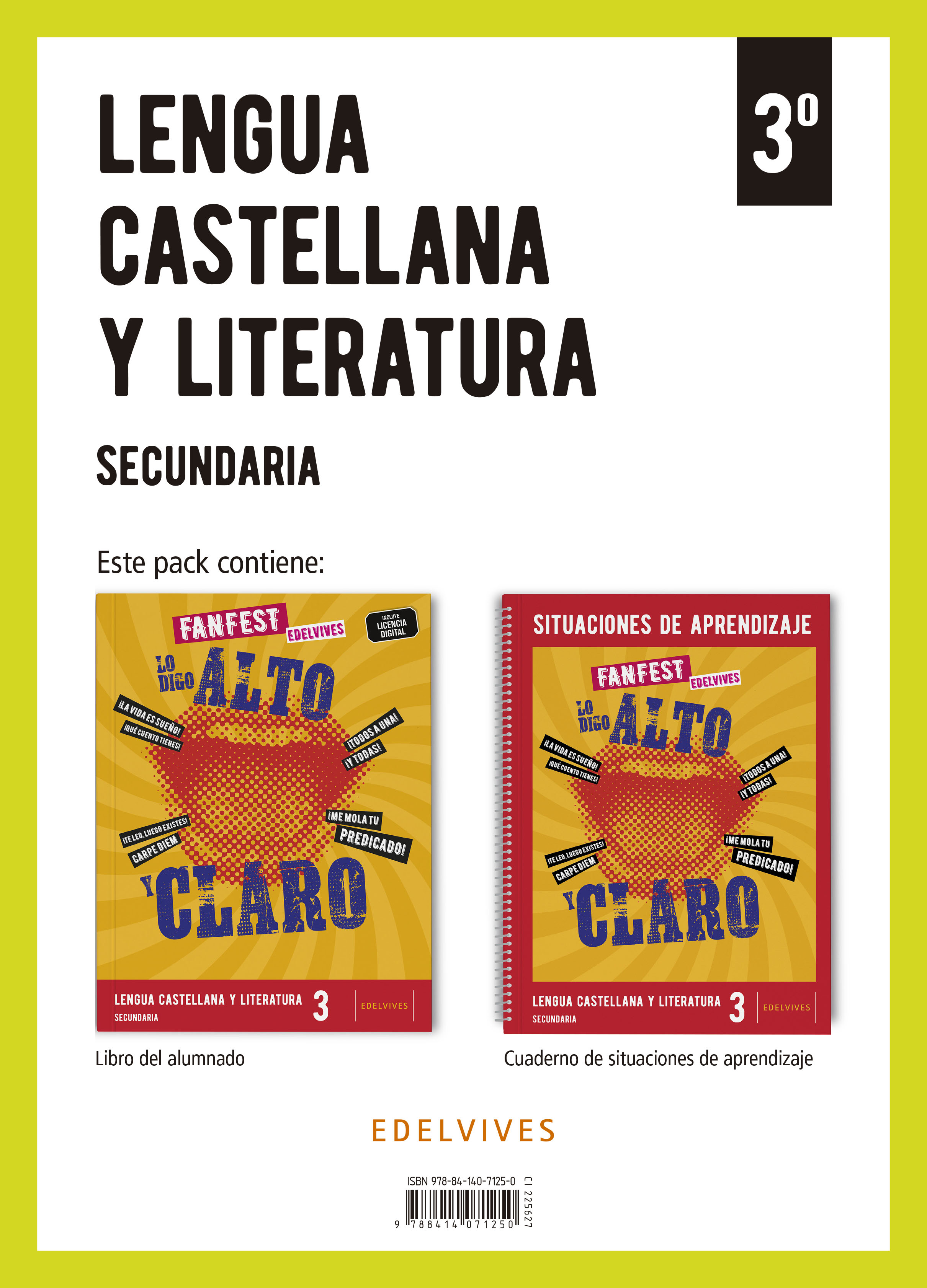 LENGUA CASTELLANA Y LITERATURA 3.º ESO +