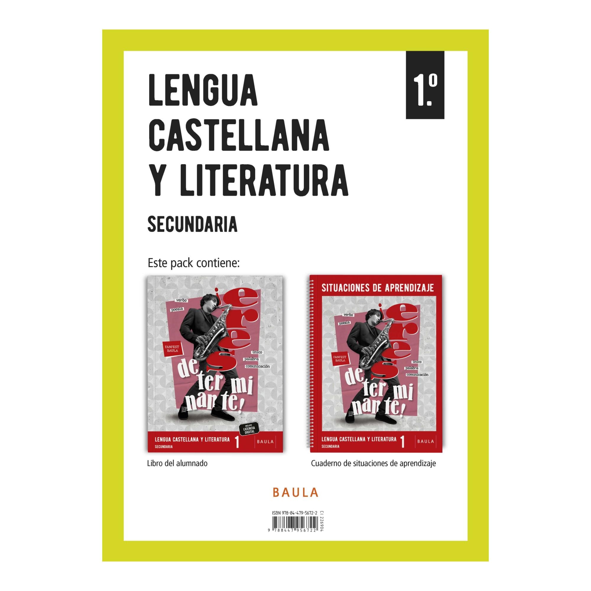 LENGUA CASTELLANA Y LITERATURA 1.º ESO L (Tapa blanda) 1