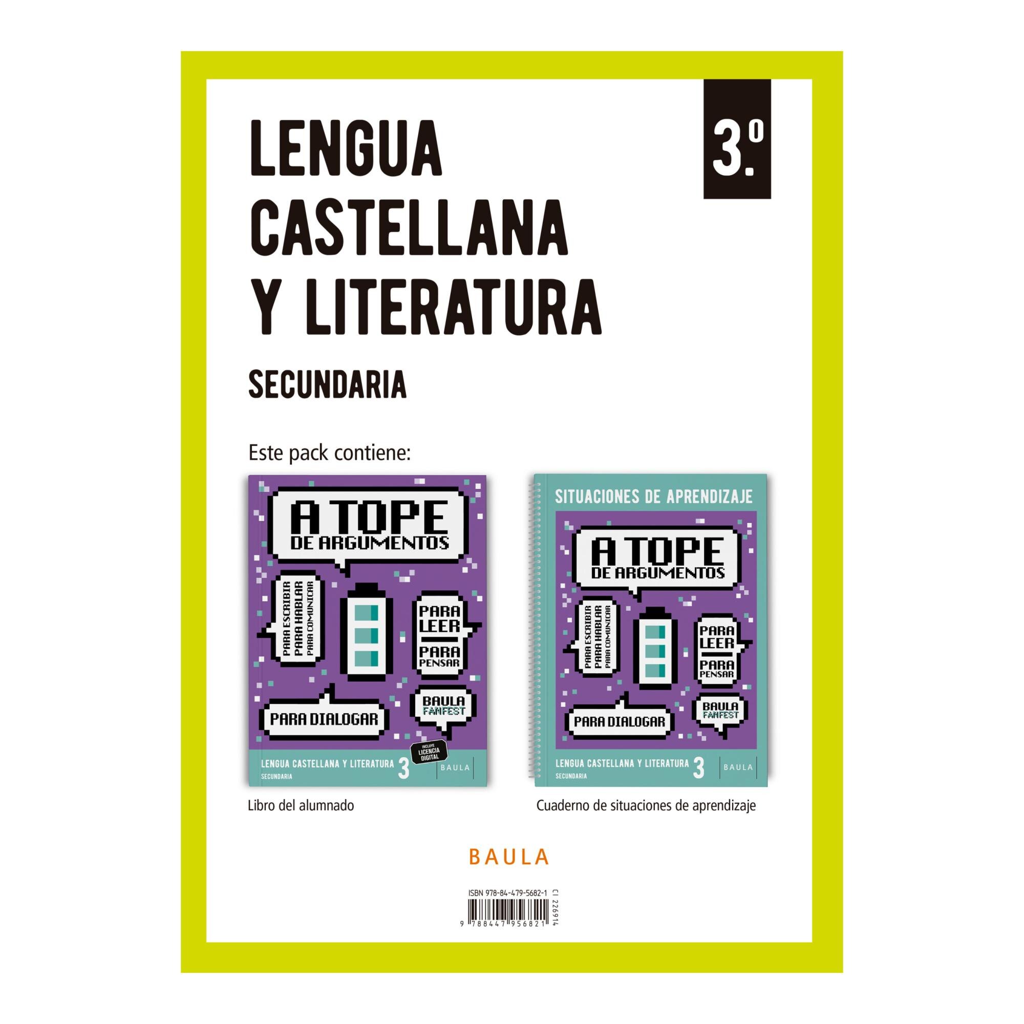 Imagen 0 de LENGUA CASTELLANA Y LITERATURA 3.º ESO L (Tapa blanda)