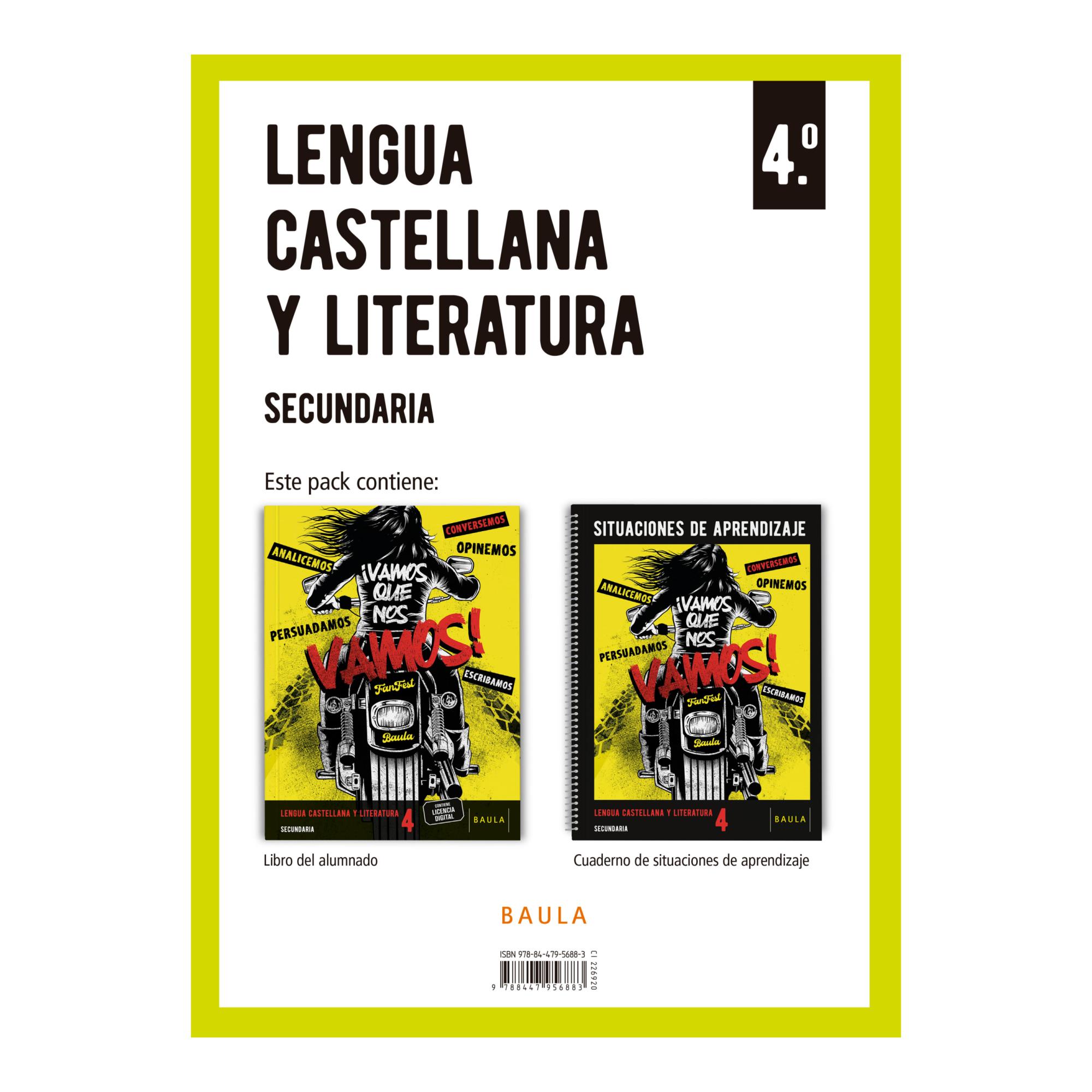 Imagen 0 de LENGUA CASTELLANA Y LITERATURA 4.º ESO L (Tapa blanda)