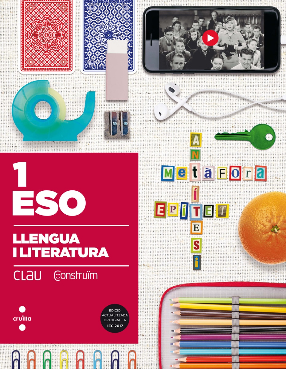Imagen 0 de Llengua i literatura. 1 ESO. Clau Construïm (Tapa blanda)