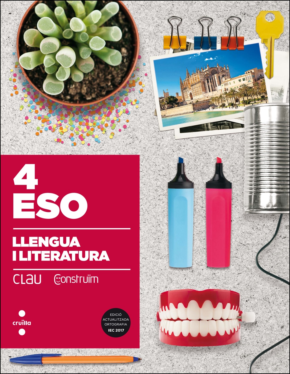 Llengua i literatura. 4 ESO. Clau Construïm  (Tapa blanda) 1