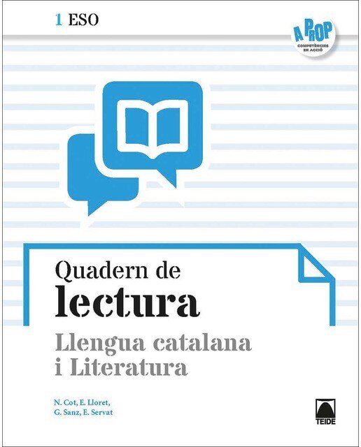 Imagen 0 de Quadern de lectura. Llengua catalana i Literatura 1 ESO - A prop  (Tapa blanda)