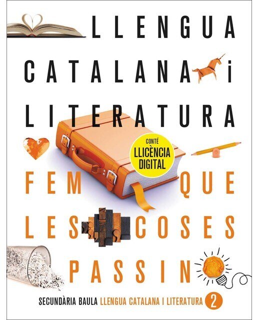 Portada de Llengua catalana i literatura 2n d'ESO LA FQLCP (Edició 2022) (Tapa blanda).