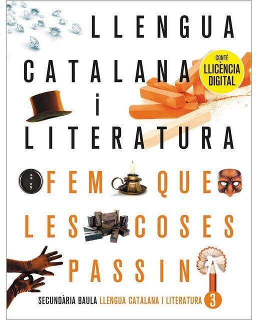Portada de Llengua catalana i literatura 3r d'ESO LA FQLCP (Edició 2022) (Tapa blanda).