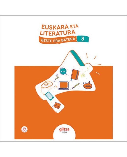Portada de EUSKARA ETA LITERATURA 3 (Tapa blanda).