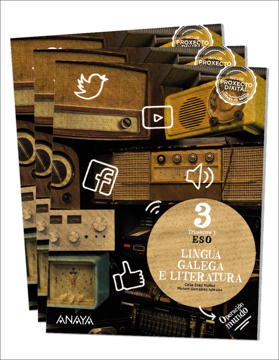 Lingua Galega e Literatura 3. (Tapa blanda) 1