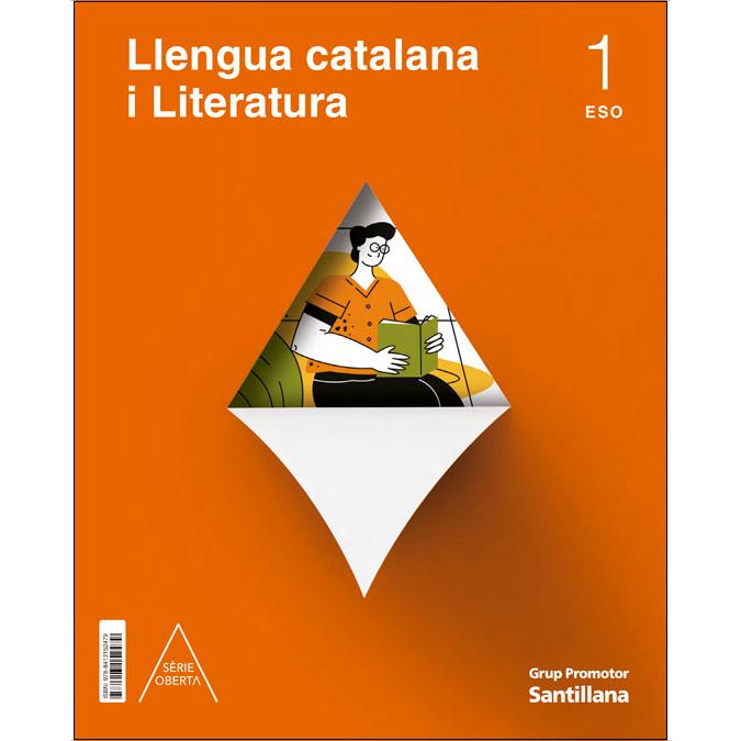 Portada de LLENGUA CATALANA I LITERATURA SERIE OBERTA 1 SEC (Tapa blanda).