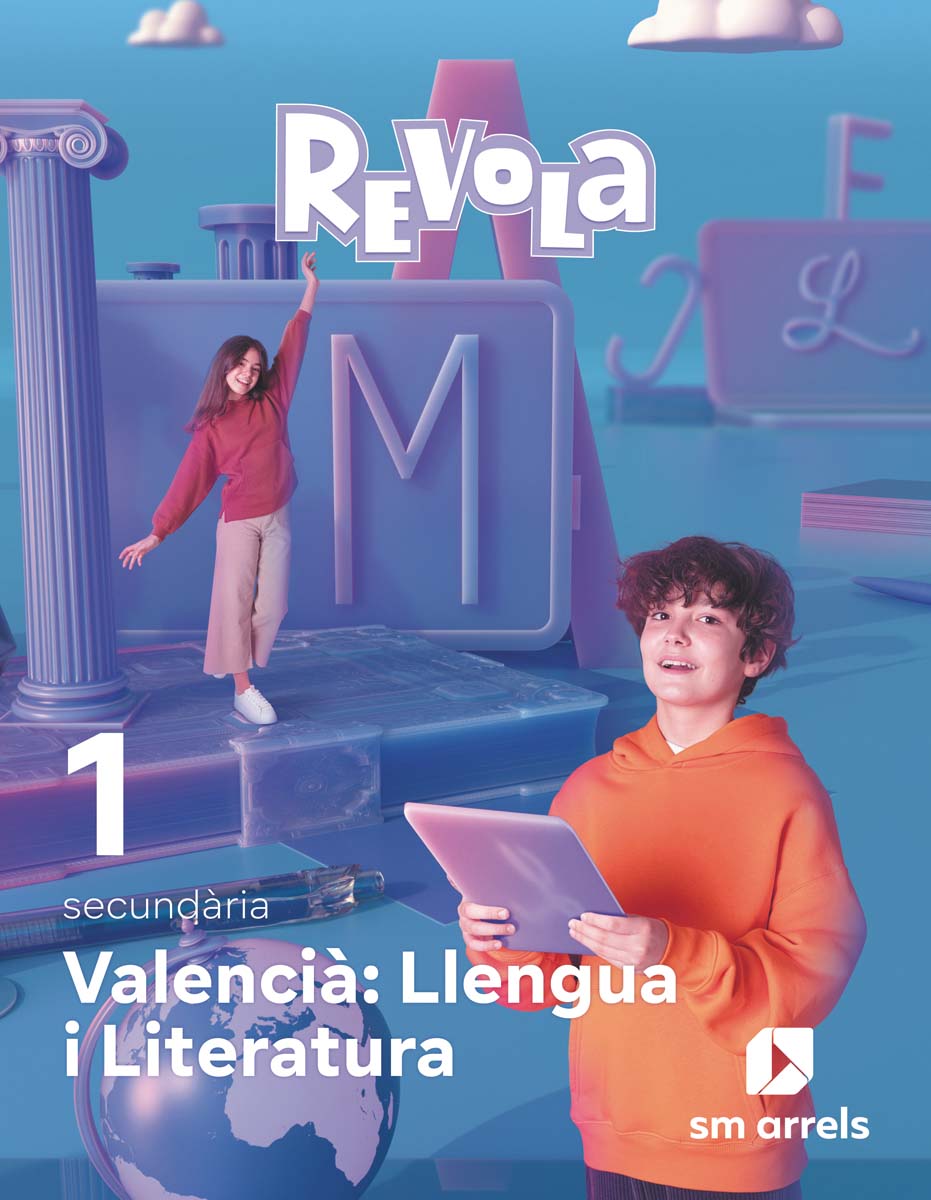Portada de Llengua i Literatura.1 Secundária. Revola. (Tapa blanda).