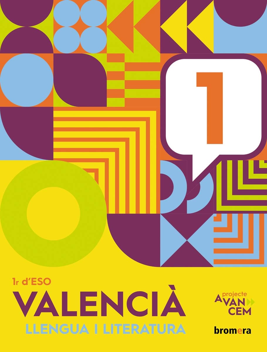 Portada de Avancem 1r ESO. Valencià: llengua i literatura