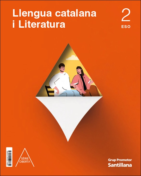 Portada de LLENGUA CATALANA I LITERATURA SERIE OBERTA 2 SEC (Tapa blanda).
