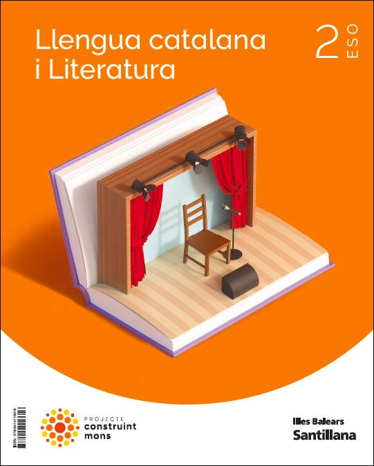Portada de LLENGUA CATALANA I LITERATURA 2 ESO CONSTRUINT MONS (Tapa blanda).
