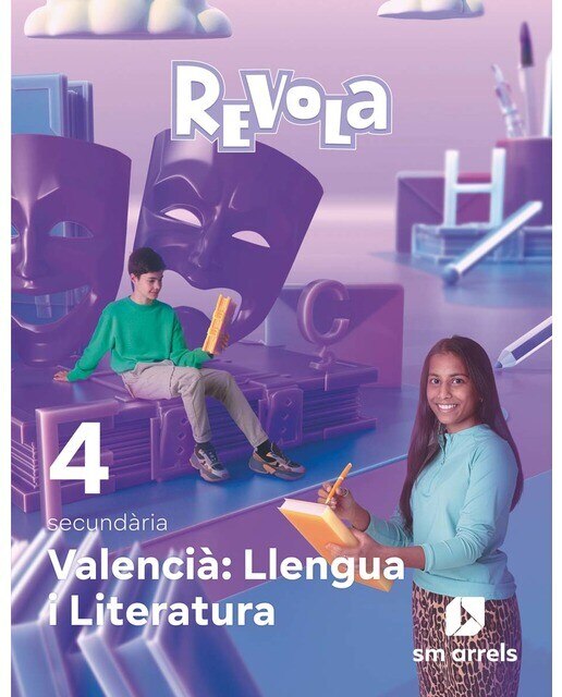 Llengua i Literatura. 4 Secundària. Revola.  (Tapa blanda) 1