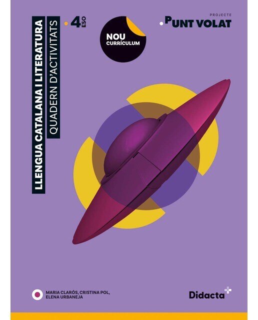 Portada de Punt volat 4. Quadern d'activitats (Nova edició 2023).