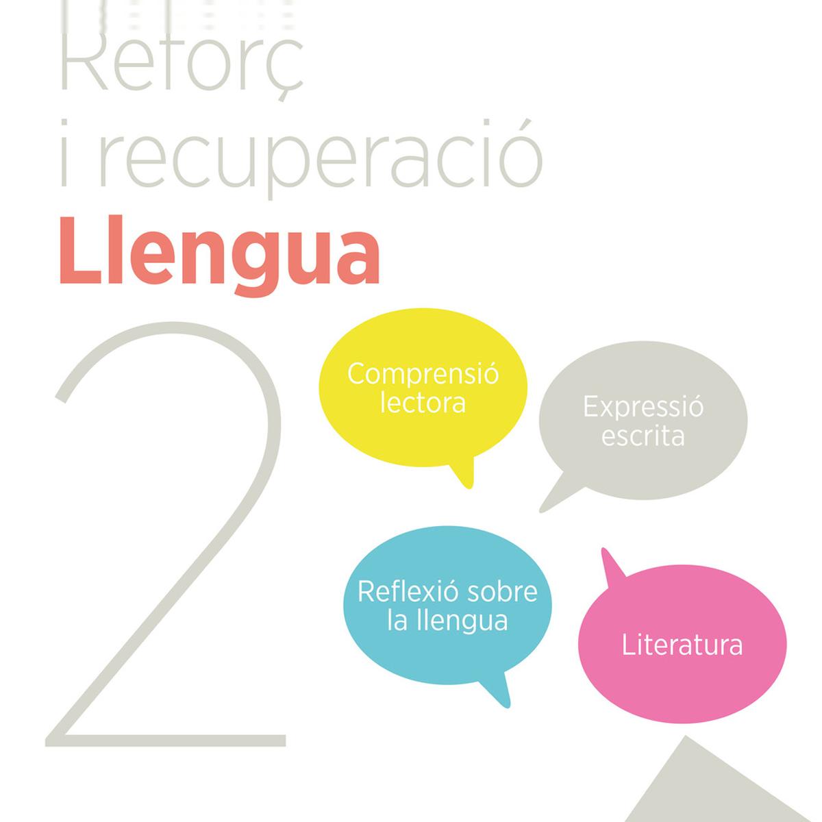 Portada de Reforç i recuperació. Llengua 2 (REFUERZO Y RECUPERACION)