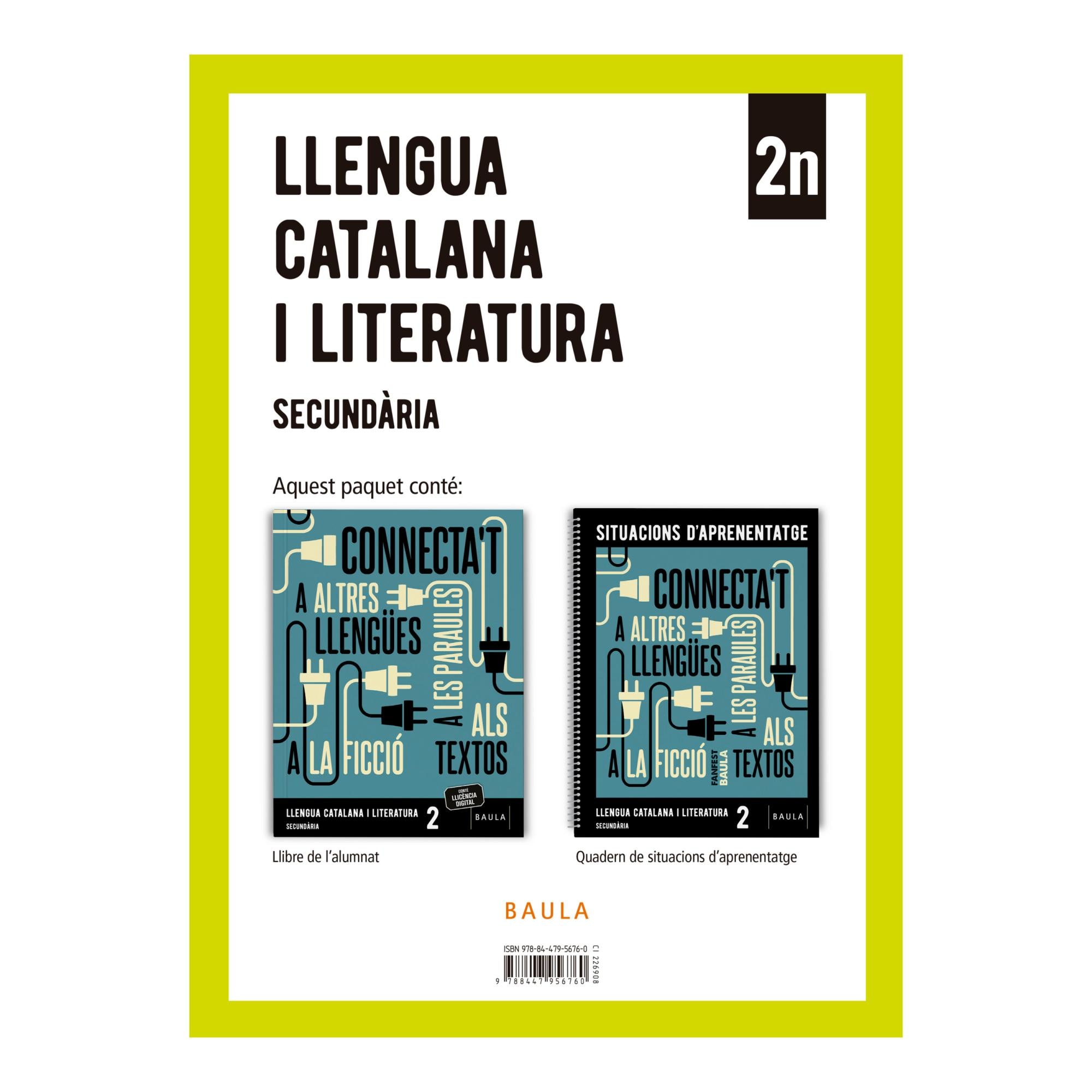 Imagen 0 de LLENGUA CATALANA I LITERATURA 2N ESO LA (Tapa blanda)