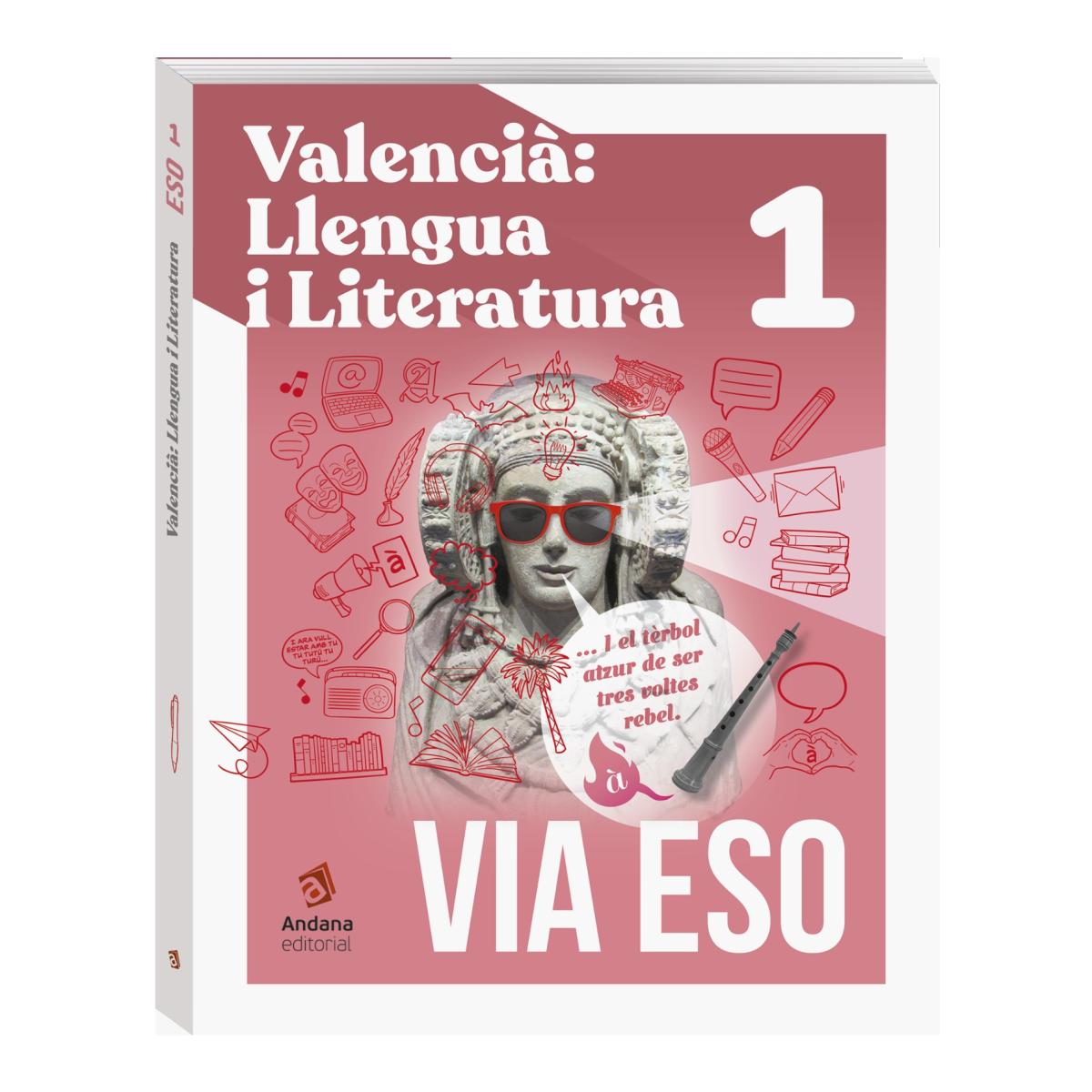 Portada de (26).LLENGUA VALENCIA 1R.ESO (VIA) (Tapa blanda).