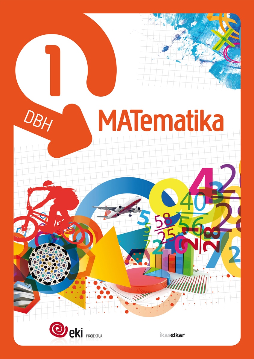 Portada de EKI DBH 1. Matematika 1 (Pack 3) (EKI 1) - 9788415586289