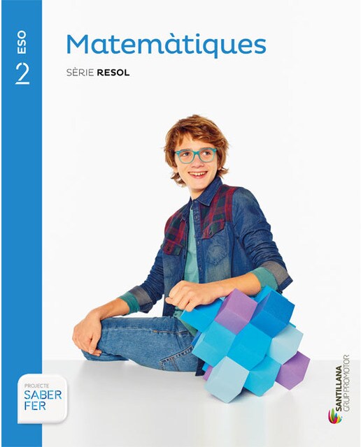 Portada de MATEMATIQUES SERIE RESOL 2 ESO SABER FER (Tapa blanda).
