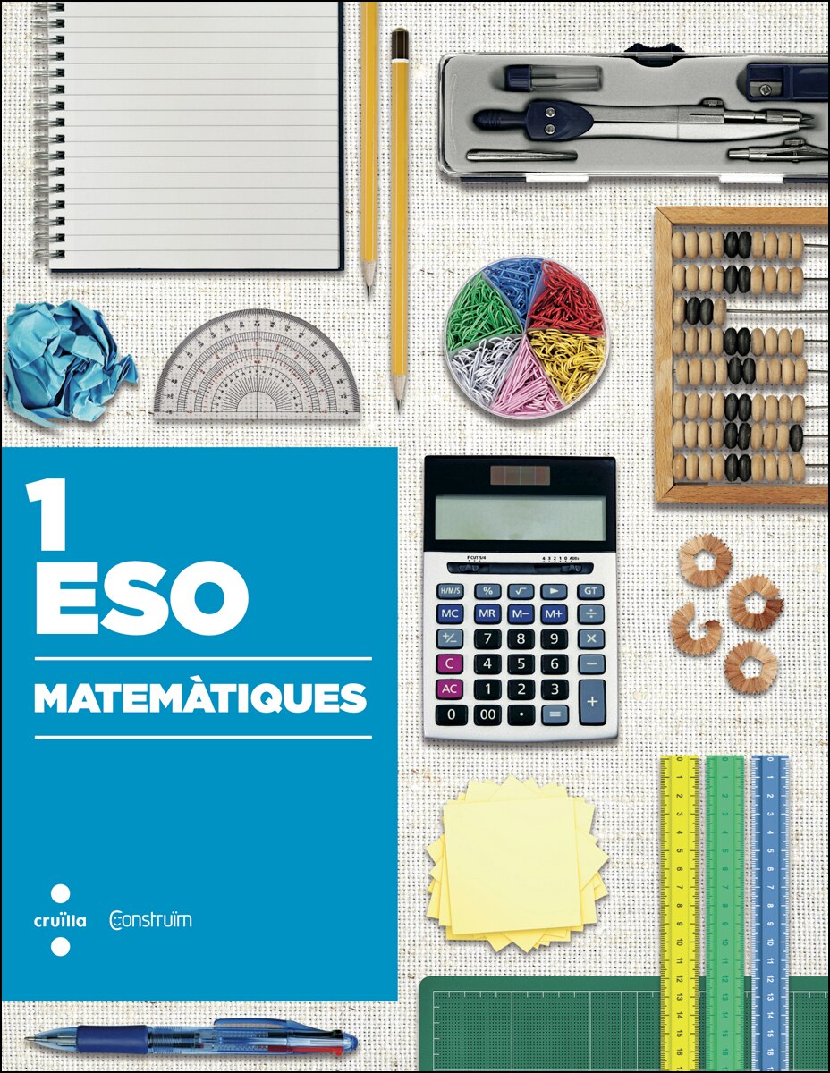 Portada de Matemàtiques. 1 ESO. Construïm (Tapa blanda).
